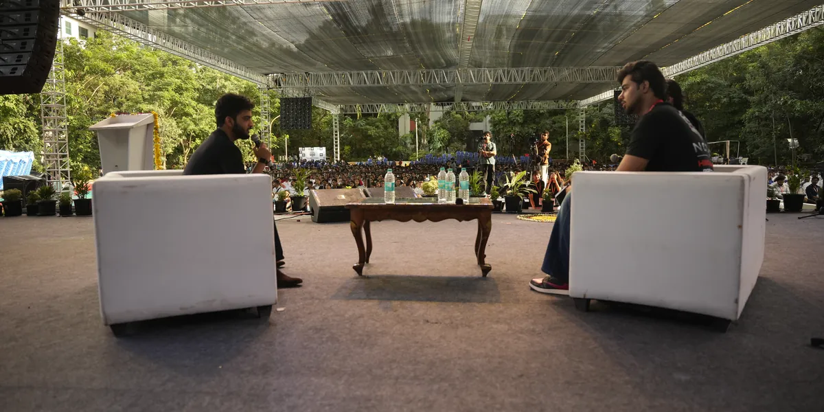 Striver and NODE's Vice President in conversation on the Silver Jubilee stage