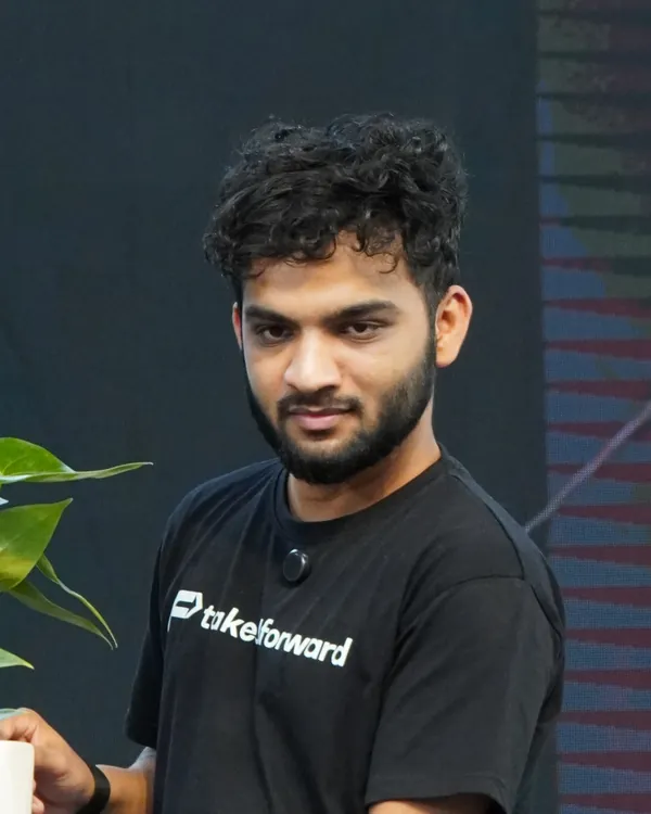 Striver on stage at the NODE launch